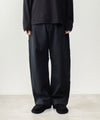 【 ATTACHMENT 】CO NIDOM CLOTH BALLOON WIDE PAINTER PANTS - BLACK