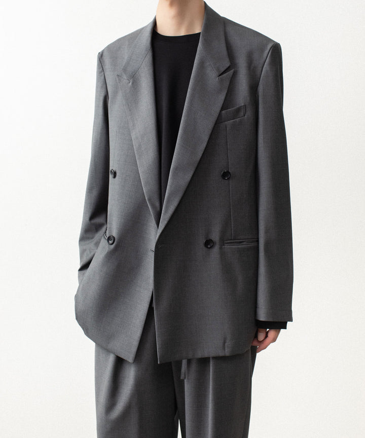 ATTACHMENT アタッチメントの2/80 PE/WO STRETCH TRO DOUBLE-BREASTED JACKET - X.GRAYの公式通販サイトsession福岡セレクトショップ