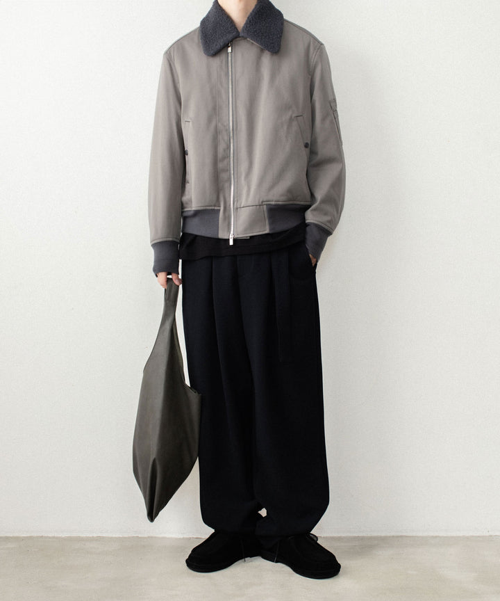 ATTACHMENT アタッチメントのNY/CO SATIN B-15 JACKET - KHAKI GRAYの公式通販サイトsession福岡セレクトショップ
