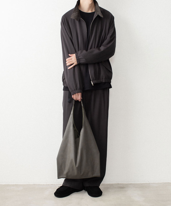 ATTACHMENT アタッチメントのWASHABLE HIGH TWIST GABARDINE HARRINGTON JACKET - KHAKI GRAYの公式通販サイトsession福岡セレクトショップ