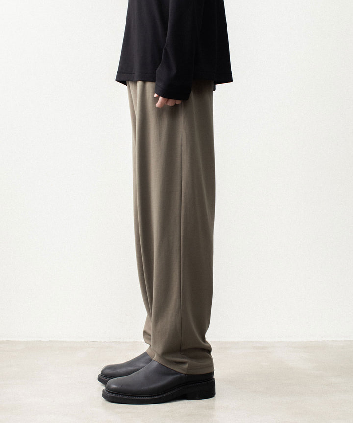 ATTACHMENT アタッチメントのCOTTON DOUBLE FACE LOUNGE TROUSERS - KHAKI GRAYの公式通販サイトsession福岡セレクトショップ