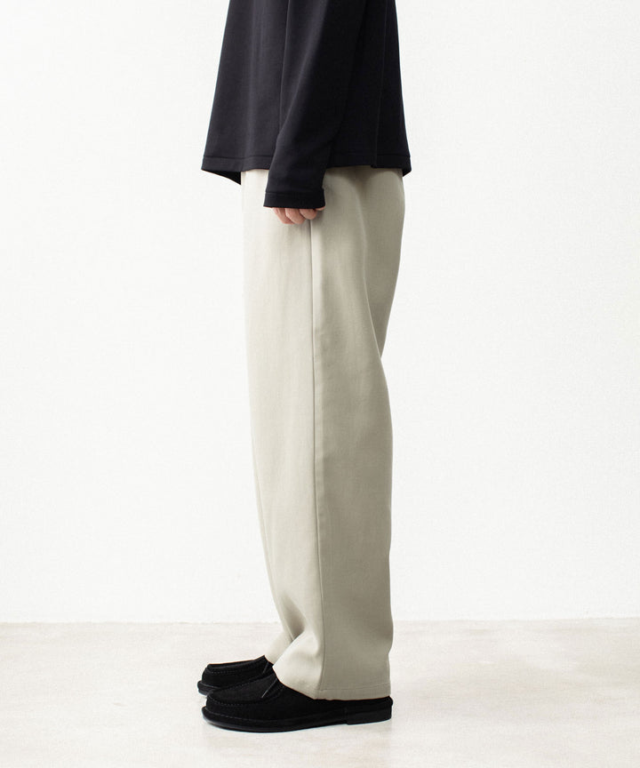 ATTACHMENT アタッチメントのCO/TEN POWDERY DOUBLE CROTH BELTED WIDE TROUSERS - L.KH GRAYの公式通販サイトsession福岡セレクトショップ
