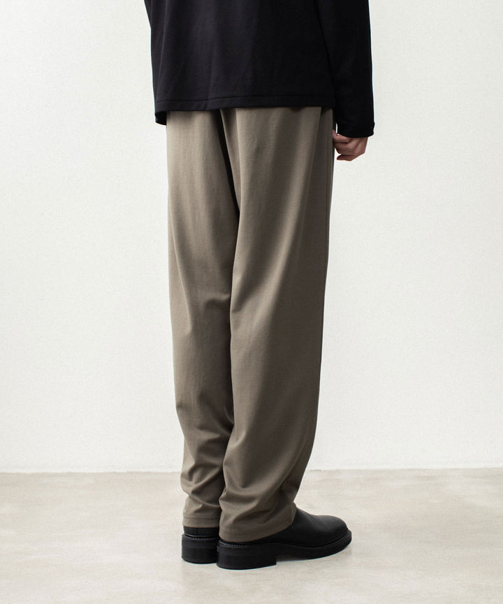 ATTACHMENT アタッチメントのCOTTON DOUBLE FACE LOUNGE TROUSERS - KHAKI GRAYの公式通販サイトsession福岡セレクトショップ