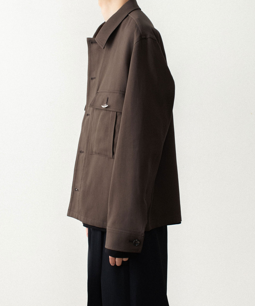 ATTACHMENT アタッチメントのCO/TEN POWDERY DOUBLE CROTH PATCH POCKET SHORT JACKET - D.BROWNの公式通販サイトsession福岡セレクトショップ