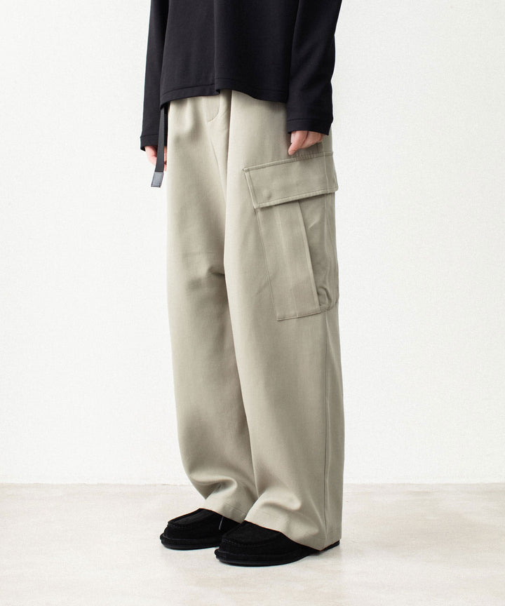 ATTACHMENT アタッチメントのCO/TEN POWDERY DOUBLE CROTH EASY CARGO TROUSERS - L.KH GRAYの公式通販サイトsession福岡セレクトショップ