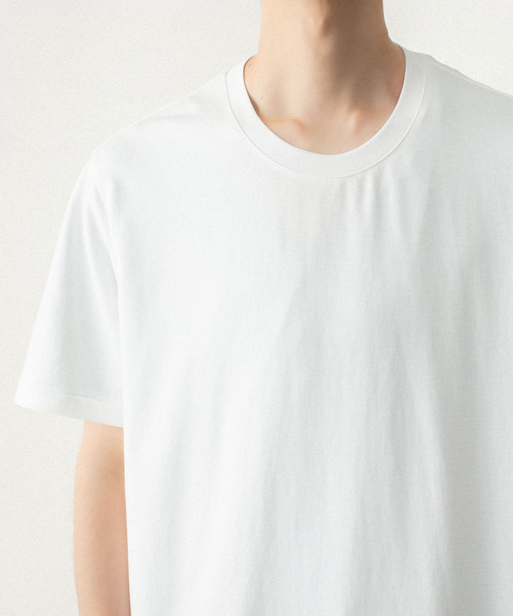 ATTACHMENT アタッチメントのCOTTON DOUBLE FACE SLIM FIT S/S TEE - WHITEの公式通販サイトsession福岡セレクトショップ