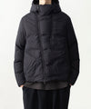 【 ATTACHMENT 】NY TAFFETA HOODED DOWN JACKET - BLACK