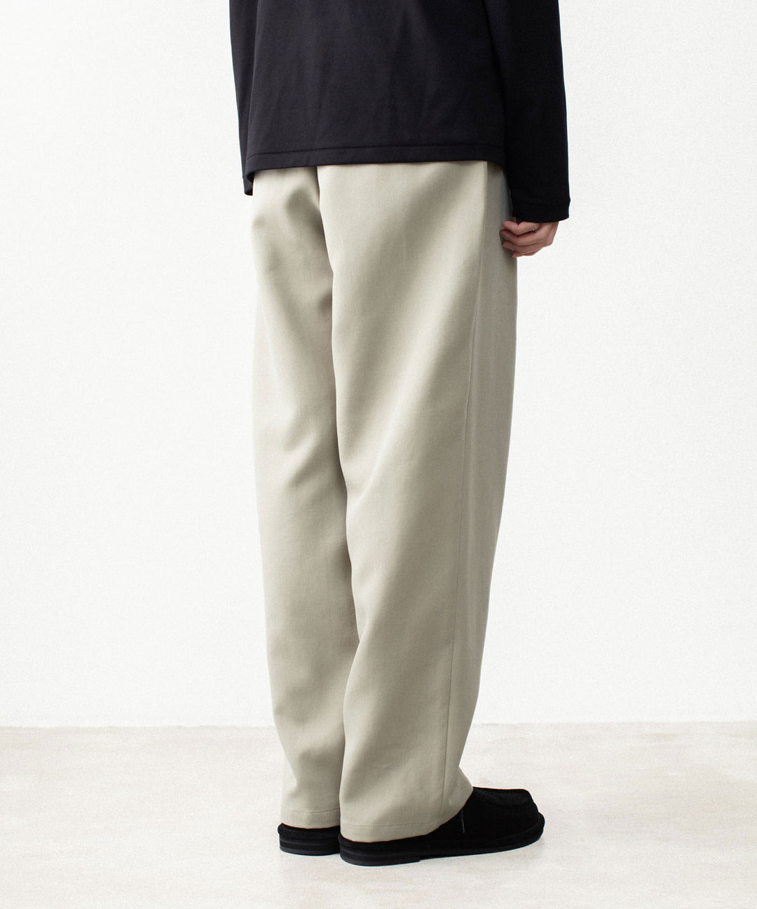 ATTACHMENT アタッチメントのCO/TEN POWDERY DOUBLE CROTH BELTED WIDE TROUSERS - L.KH GRAYの公式通販サイトsession福岡セレクトショップ