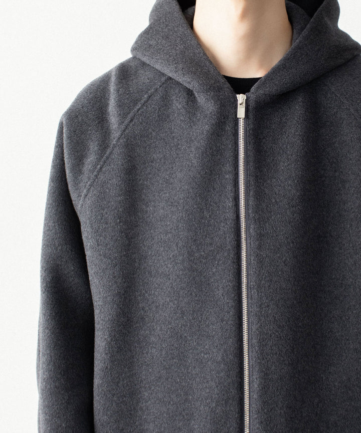 ATTACHMENT アタッチメントのWO/CA DOUBLE FACE BEAVER HOODED JACKET - GRAYの公式通販サイトsession福岡セレクトショップ