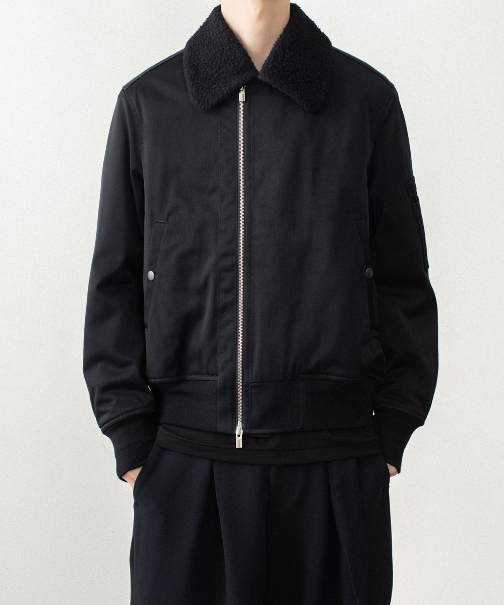 ATTACHMENT アタッチメントのNY/CO SATIN B-15 JACKET - BLACKの公式通販サイトsession福岡セレクトショップ