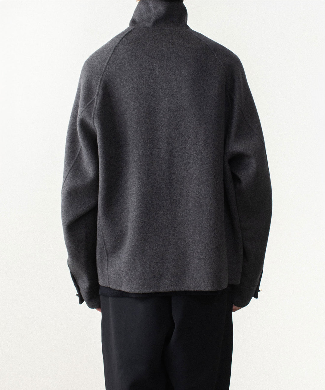 ATTACHMENT アタッチメントのWO/CA DOUBLE FACE BEAVER STAND COLLAR JACKET - GRAYの公式通販サイトsession福岡セレクトショップ