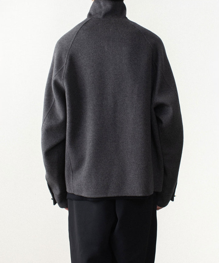 ATTACHMENT アタッチメントのWO/CA DOUBLE FACE BEAVER STAND COLLAR JACKET - GRAYの公式通販サイトsession福岡セレクトショップ