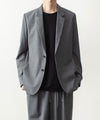 【 ATTACHMENT 】2/80 PE/WO STRETCH TRO 2B JACKET - X.GRAY