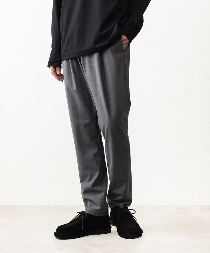 ATTACHMENT アタッチメントの2/80 PE/WO STRETCH TRO REGULAR FIT 1TUCK  TROUSERS - X.GRAYの公式通販サイトsession福岡セレクトショップ
