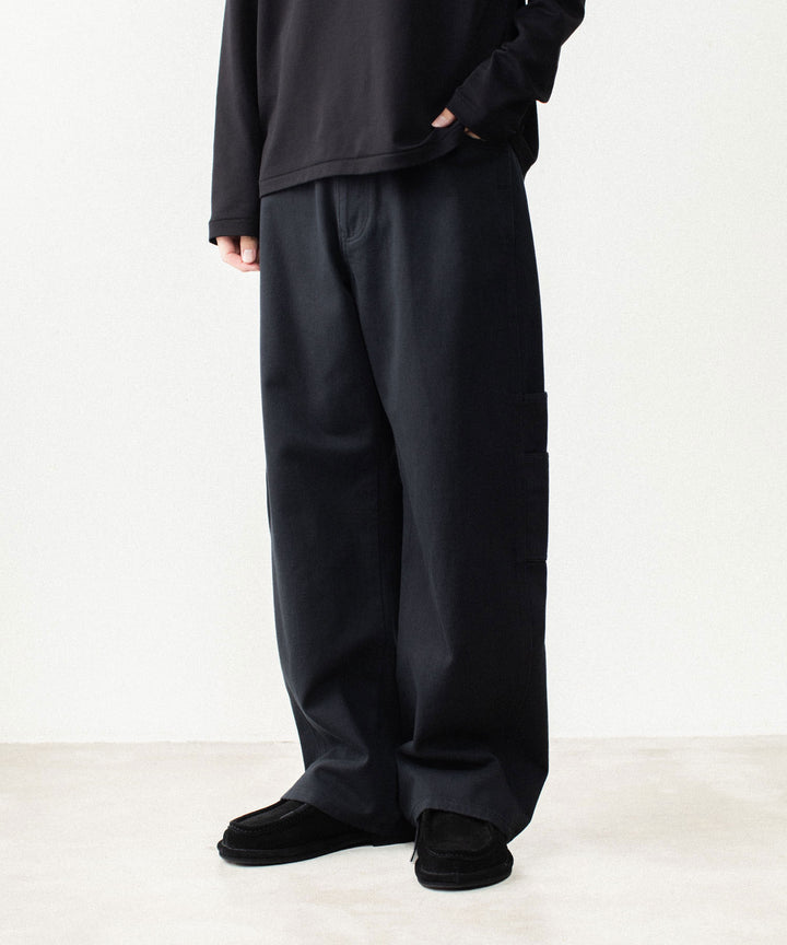ATTACHMENT アタッチメントのCO NIDOM CLOTH BALLOON WIDE PAINTER PANTS - BLACKの公式通販サイトsession福岡セレクトショップ