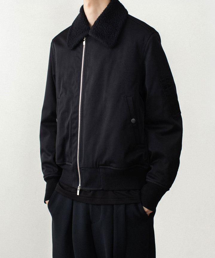 ATTACHMENT アタッチメントのNY/CO SATIN B-15 JACKET - BLACKの公式通販サイトsession福岡セレクトショップ