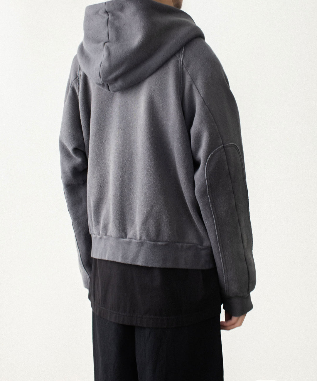 VEIN ヴェインのBRUSHED TERRY ZIP-UP HOODIE - KHAKI GRAYの公式通販サイトsession福岡セレクトショップ