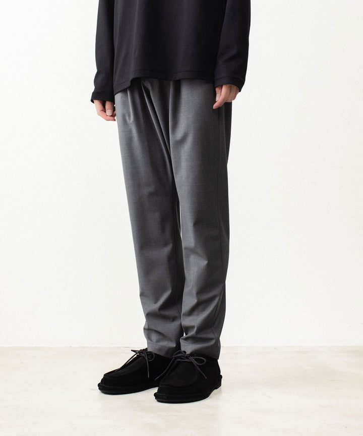 ATTACHMENT アタッチメントの2/80 PE/WO STRETCH TRO REGULAR FIT 1TUCK  TROUSERS - X.GRAYの公式通販サイトsession福岡セレクトショップ