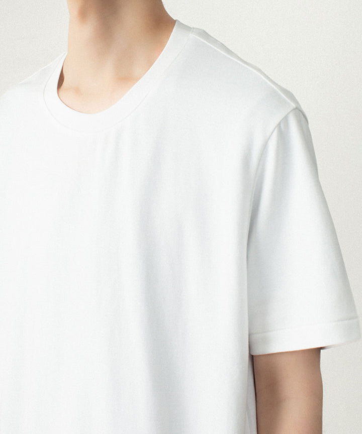 ATTACHMENT アタッチメントのCOTTON DOUBLE FACE SLIM FIT S/S TEE - WHITEの公式通販サイトsession福岡セレクトショップ
