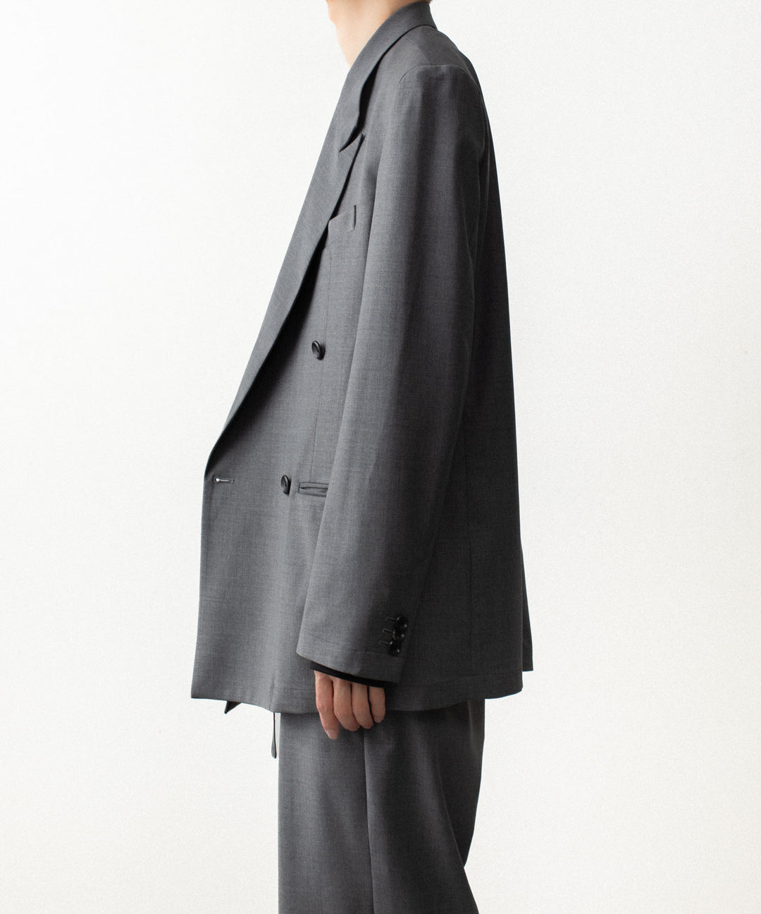 ATTACHMENT アタッチメントの2/80 PE/WO STRETCH TRO DOUBLE-BREASTED JACKET - X.GRAYの公式通販サイトsession福岡セレクトショップ