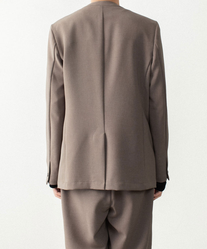 ATTACHMENT アタッチメントのPE STRETCH DOUBLE CLOTH COLLARLESS JACKET - D.BROWNの公式通販サイトsession福岡セレクトショップ
