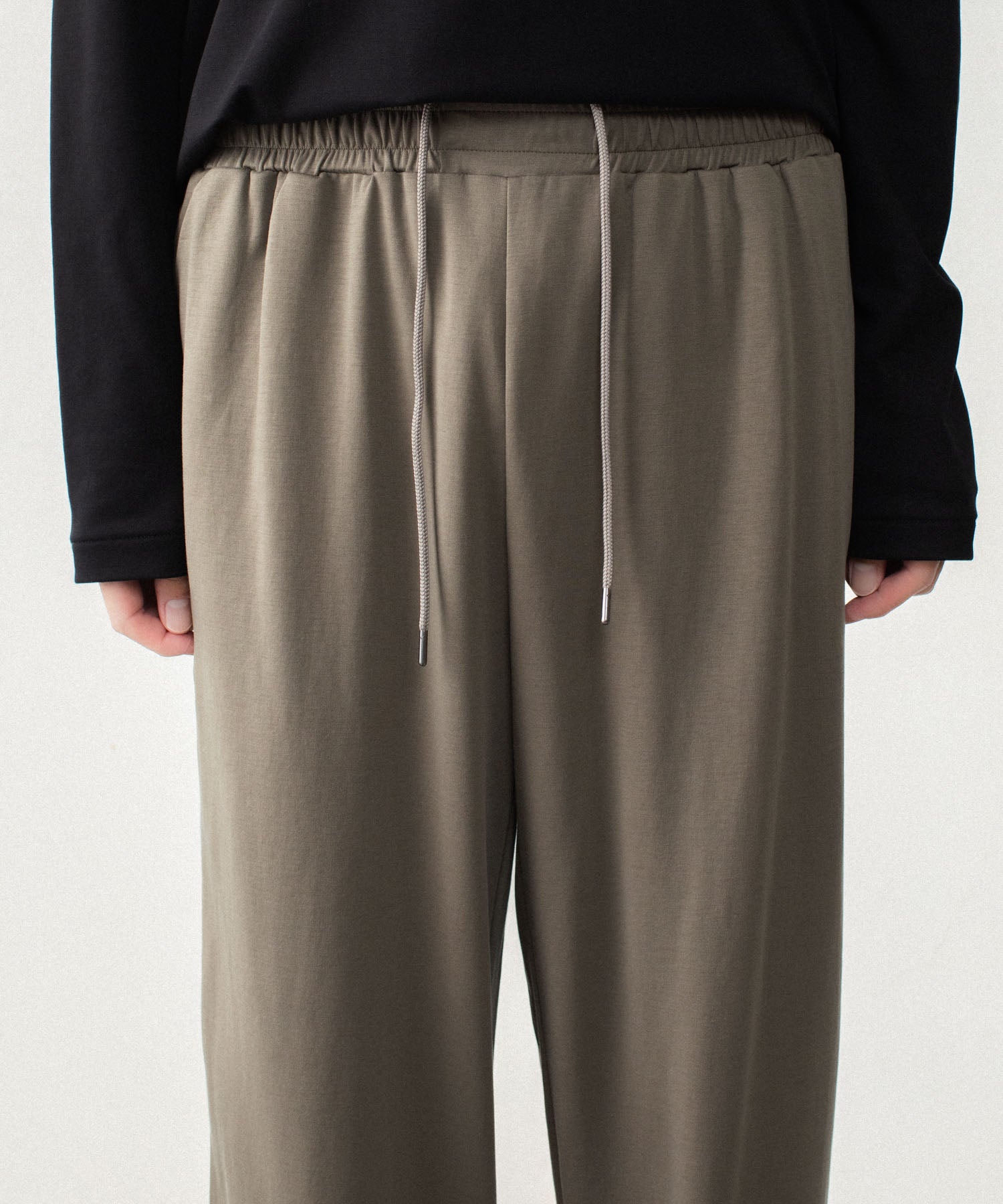 ATTACHMENT /アタッチメント】COTTON DOUBLE FACE LOUNGE TROUSERS