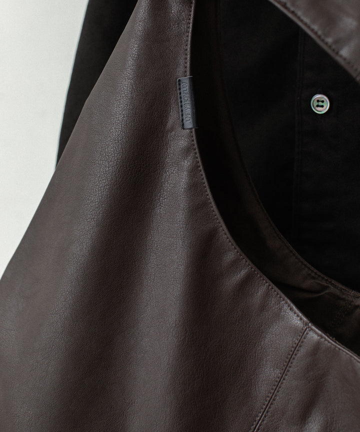 ATTACHMENT アタッチメントのSYNTHETIC LEATHER SMALL SHOPPING BAG - D.BROWNの公式通販サイトsession福岡セレクトショップ