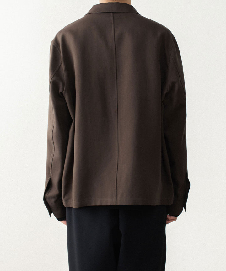 ATTACHMENT アタッチメントのCO/TEN POWDERY DOUBLE CROTH PATCH POCKET SHORT JACKET - D.BROWNの公式通販サイトsession福岡セレクトショップ