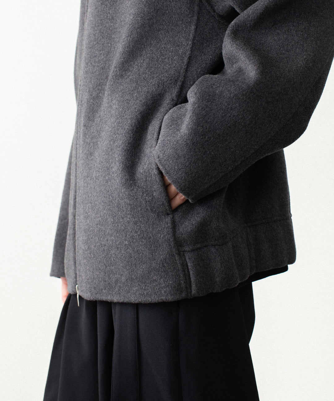 ATTACHMENT アタッチメントのWO/CA DOUBLE FACE BEAVER HOODED JACKET - GRAYの公式通販サイトsession福岡セレクトショップ