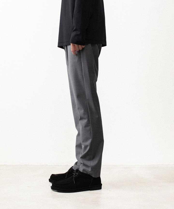 ATTACHMENT アタッチメントの2/80 PE/WO STRETCH TRO REGULAR FIT 1TUCK  TROUSERS - X.GRAYの公式通販サイトsession福岡セレクトショップ