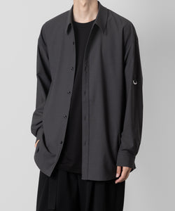 ATTACHMENT アタッチメントのPE/RY STRETCH TROPICAL STRAP SLEEVE L/S SHIRT - D.GRAY 公式通販サイトsession福岡セレクトショップ