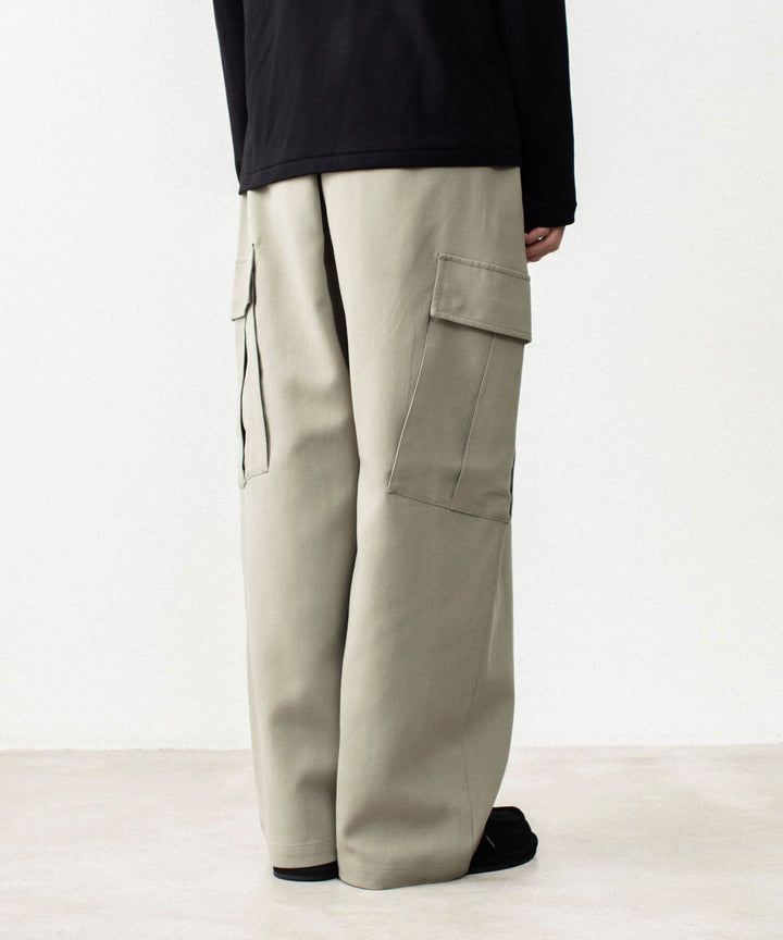 ATTACHMENT アタッチメントのCO/TEN POWDERY DOUBLE CROTH EASY CARGO TROUSERS - L.KH GRAYの公式通販サイトsession福岡セレクトショップ