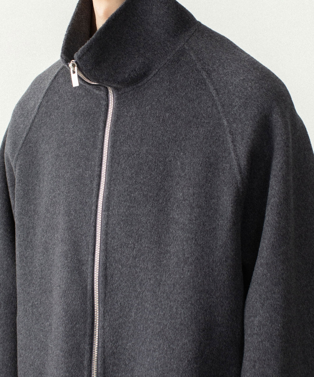 ATTACHMENT アタッチメントのWO/CA DOUBLE FACE BEAVER STAND COLLAR JACKET - GRAYの公式通販サイトsession福岡セレクトショップ