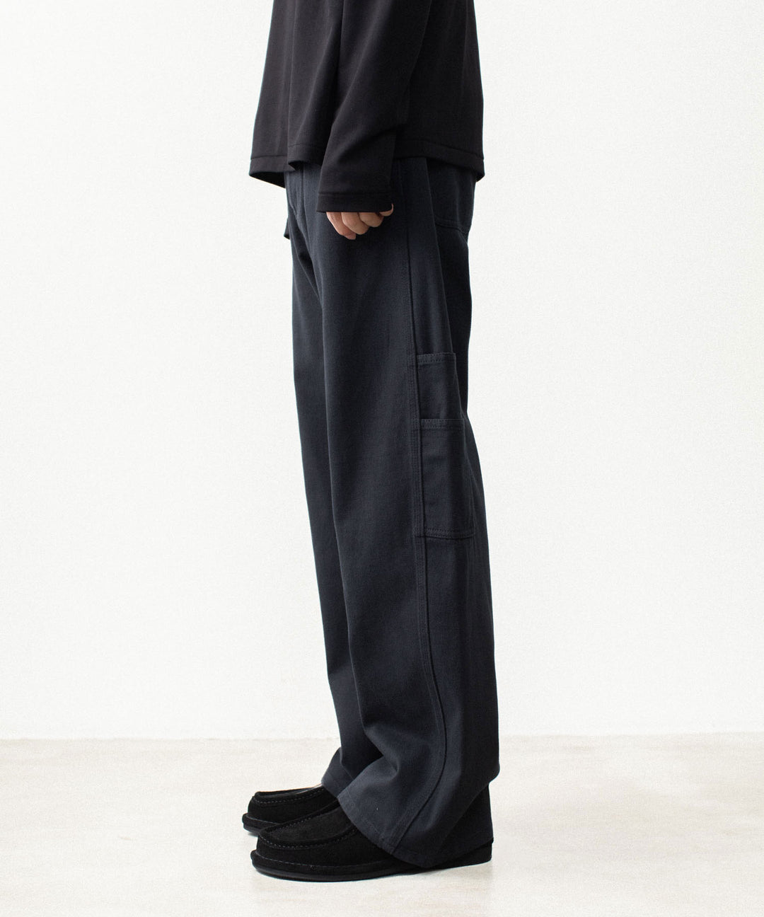 ATTACHMENT アタッチメントのCO NIDOM CLOTH BALLOON WIDE PAINTER PANTS - BLACKの公式通販サイトsession福岡セレクトショップ