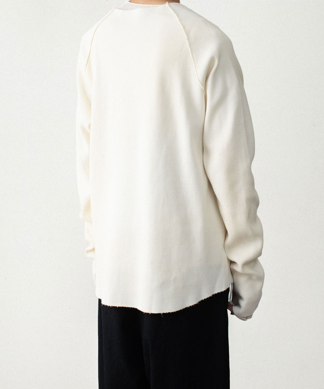 VEIN ヴェインのHIGH GAUGE WAFFLE LAYERED L/S TEE - OFF WHITEの公式通販サイトsession福岡セレクトショップ