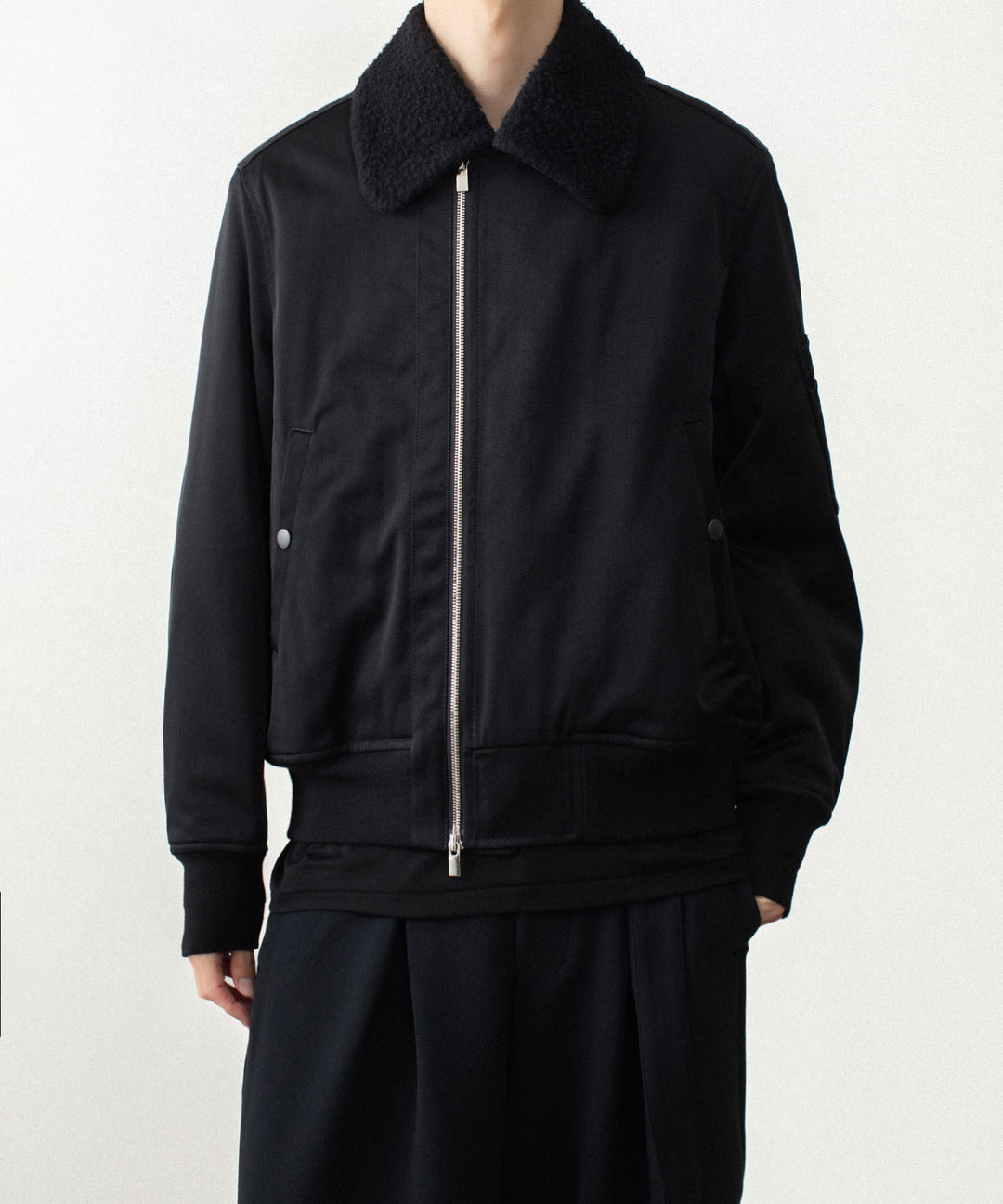 ATTACHMENT アタッチメントのNY/CO SATIN B-15 JACKET - BLACKの公式通販サイトsession福岡セレクトショップ