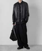 画像をギャラリービューアに読み込む, ATTACHMENT アタッチメントのPE STRETCH VIYELLA BAND COLLAR DRESS SHIRT - BLACK 公式通販サイトsession福岡セレクトショップ
