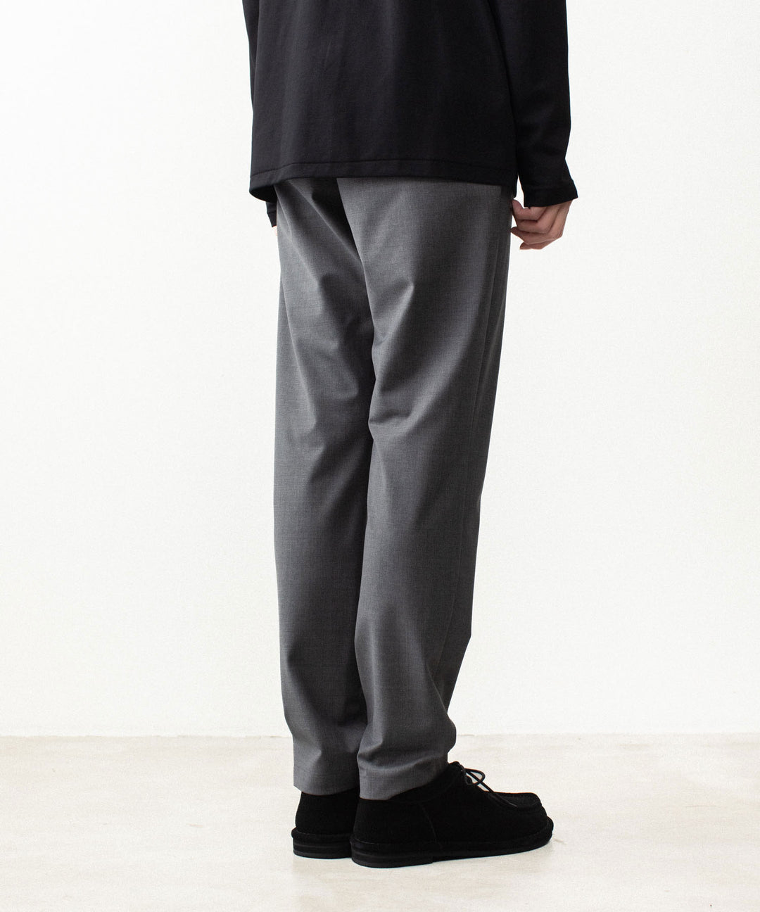 ATTACHMENT アタッチメントの2/80 PE/WO STRETCH TRO REGULAR FIT 1TUCK  TROUSERS - X.GRAYの公式通販サイトsession福岡セレクトショップ