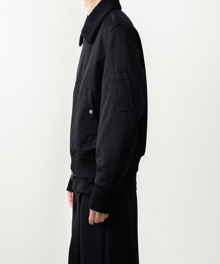 ATTACHMENT アタッチメントのNY/CO SATIN B-15 JACKET - BLACKの公式通販サイトsession福岡セレクトショップ
