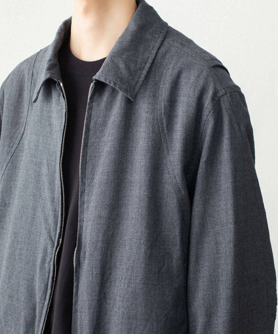 VEIN ヴェインのSHRINK WO CLOTH ZIP-UP JACKET - D.GRAYの公式通販サイトsession福岡セレクトショップ