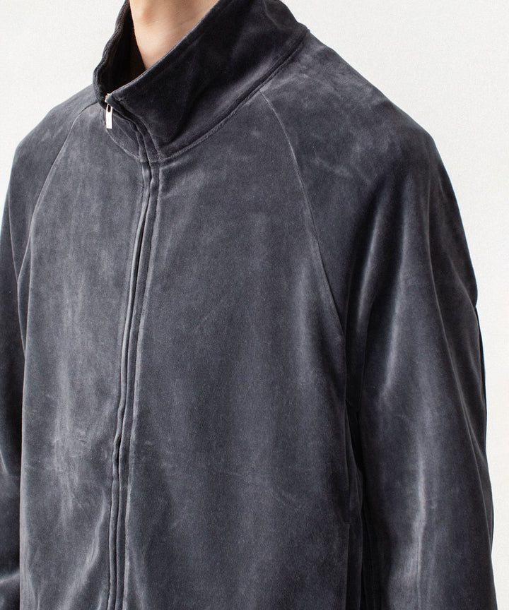 ATTACHMENT アタッチメントの80/2 ORGANIC VELOR TRACK JACKET - D.GRAYの公式通販サイトsession福岡セレクトショップ