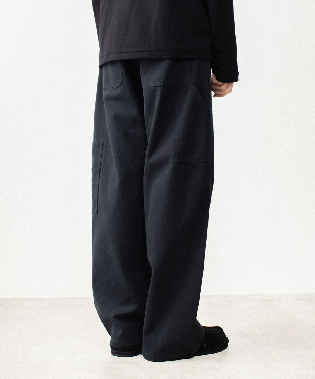 ATTACHMENT アタッチメントのCO NIDOM CLOTH BALLOON WIDE PAINTER PANTS - BLACKの公式通販サイトsession福岡セレクトショップ