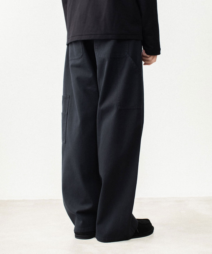 ATTACHMENT アタッチメントのCO NIDOM CLOTH BALLOON WIDE PAINTER PANTS - BLACKの公式通販サイトsession福岡セレクトショップ