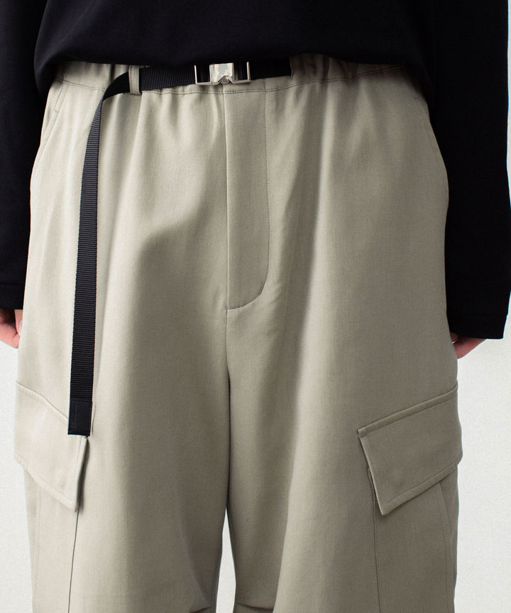 ATTACHMENT アタッチメントのCO/TEN POWDERY DOUBLE CROTH EASY CARGO TROUSERS - L.KH GRAYの公式通販サイトsession福岡セレクトショップ