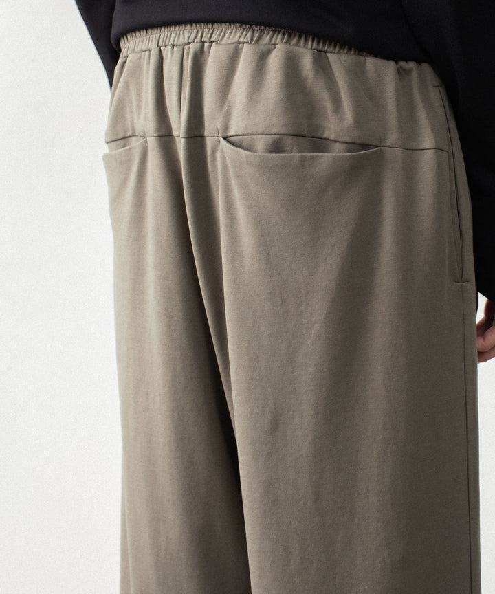 ATTACHMENT アタッチメントのCOTTON DOUBLE FACE LOUNGE TROUSERS - KHAKI GRAYの公式通販サイトsession福岡セレクトショップ