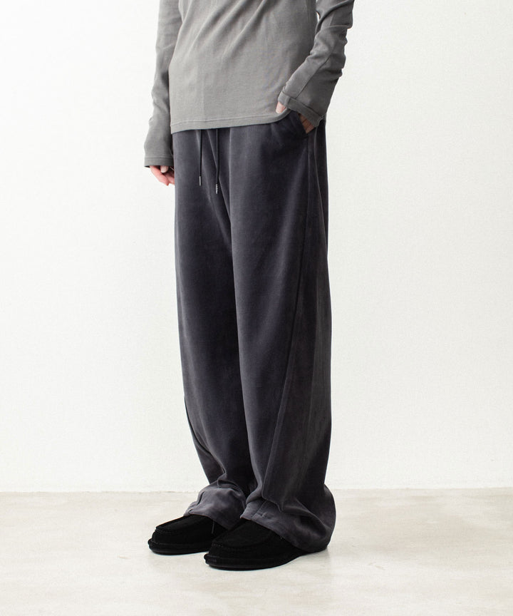 ATTACHMENT アタッチメントの80/2 ORGANIC VELOR BALLOON WIDE TRACK TROUSERS - D.GRAYの公式通販サイトsession福岡セレクトショップ