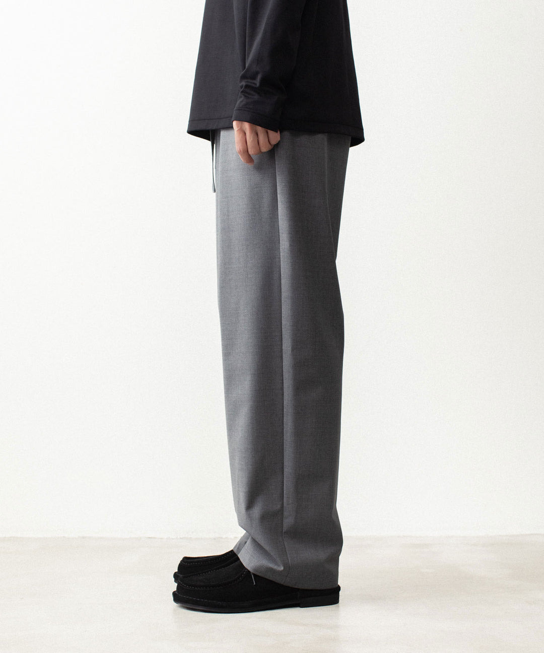 ATTACHMENT アタッチメントの2/80 PE/WO STRETCH TRO EASY TROUSERS - X.GRAYの公式通販サイトsession福岡セレクトショップ