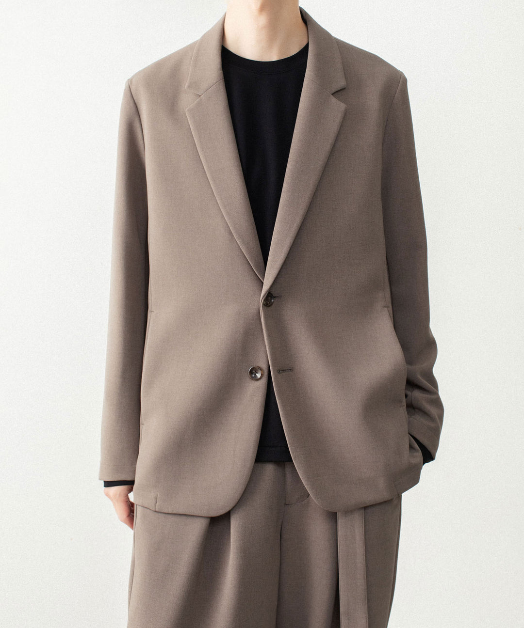 ATTACHMENT アタッチメントのPE STRETCH DOUBLE CLOTH 2B JACKET - D.BROWNの公式通販サイトsession福岡セレクトショップ