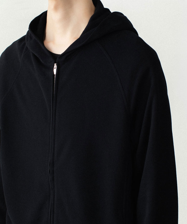 ATTACHMENT アタッチメントのVI/PE SMOOTH ZIP-UP LIGHT HOODIE - BLACKの公式通販サイトsession福岡セレクトショップ