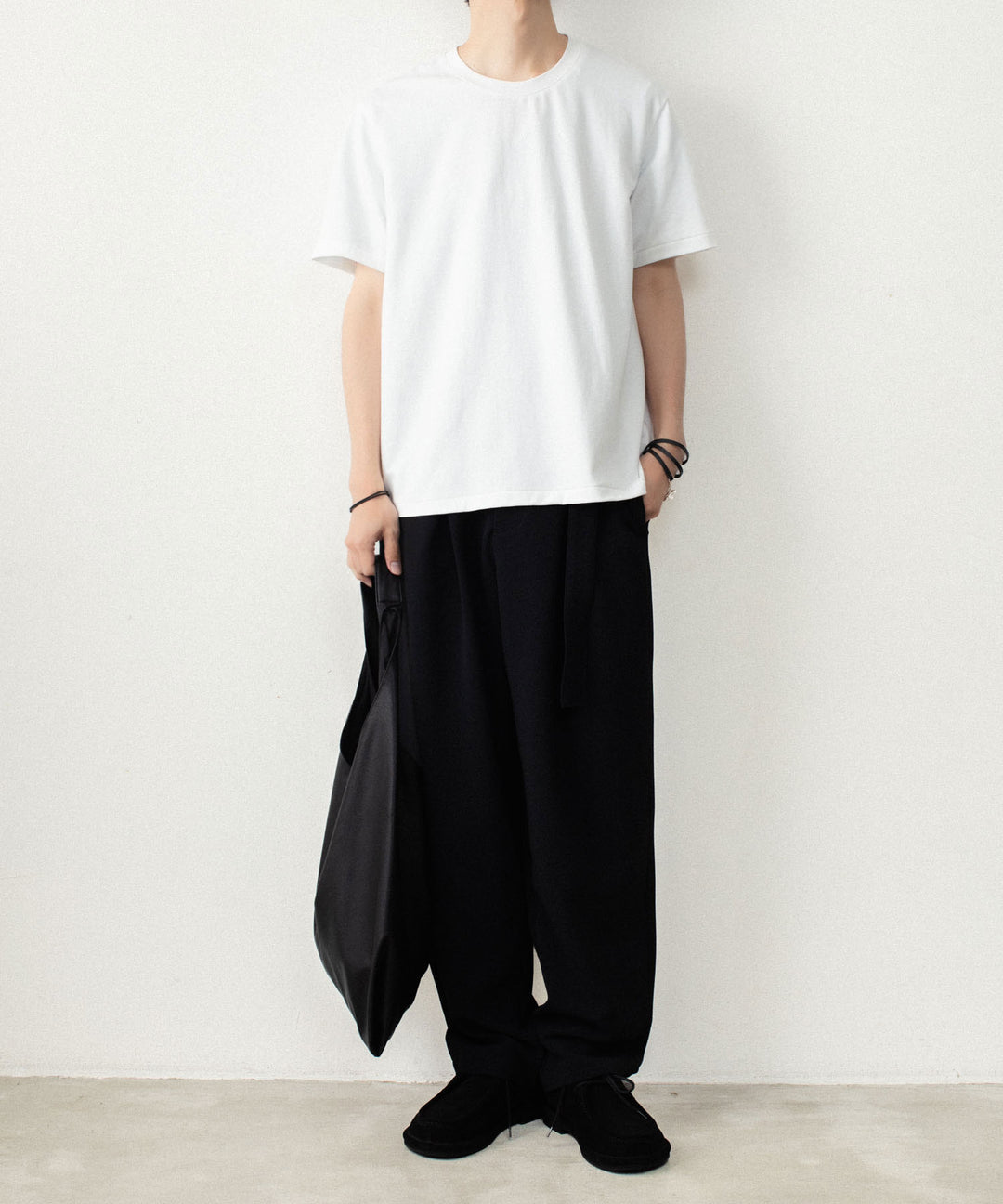 ATTACHMENT アタッチメントのCOTTON DOUBLE FACE SLIM FIT S/S TEE - WHITEの公式通販サイトsession福岡セレクトショップ